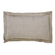 Orchids Lux Sienna Solid Color & Lace Grey 20 X 36 Duvet Cover Sham