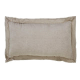 Orchids Lux Sienna Solid Color & Lace Grey 20 X 36 Duvet Cover Sham