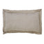 Orchids Lux Sienna Solid Color & Lace Grey 20 X 36 Duvet Cover Sham
