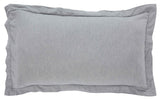 Orchids Lux Terrier Solid Color Fog 20 X 36 Duvet Cover Sham