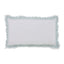 Orchids Lux Solana Solid Color & Ruffle Ice Mint 20 X 36 Duvet Cover Sham