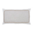 Orchids Lux Westport Solid Color & Embroidery Beige 20 X 36 Duvet Cover Sham