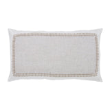 Orchids Lux Westport Solid Color & Embroidery Beige 20 X 36 Duvet Cover Sham