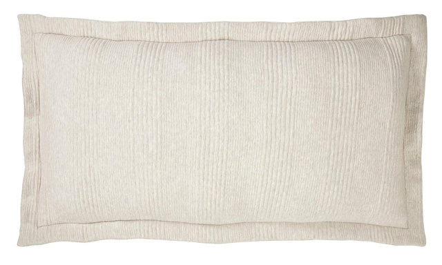 Orchids Lux Savoy Stripes Oatmeal Melange 20 X 36 Duvet Cover Sham