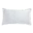 Orchids Lux Merida Solid Color White 20 X 36 Duvet Cover Sham