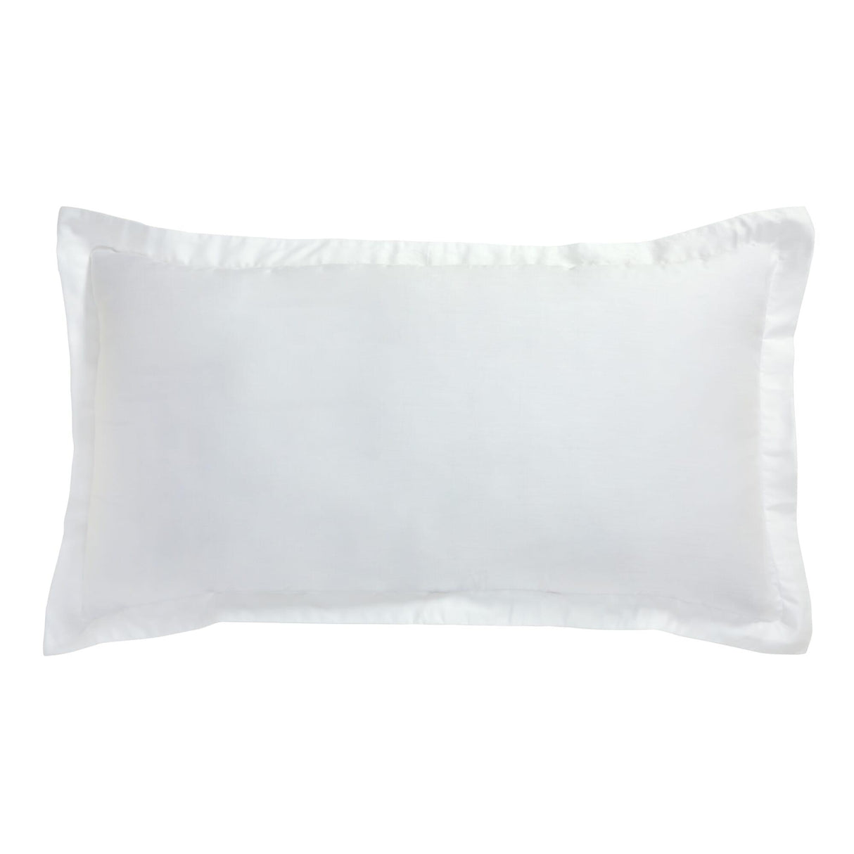 Orchids Lux Merida Solid Color White 20 X 36 Duvet Cover Sham