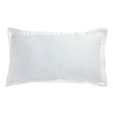 Orchids Lux Merida Solid Color White 20 X 36 Duvet Cover Sham