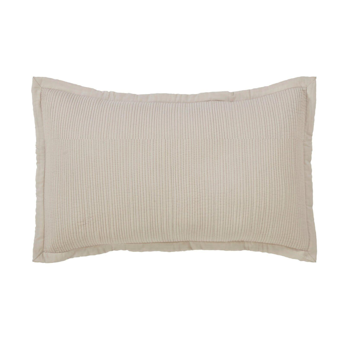 Orchids Lux Laela Stripes Taupe 20 X 36 Coverlet Sham