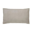 Orchids Lux Laela Stripes Pewter 20 X 36 Coverlet Sham