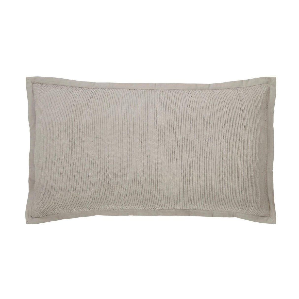 Orchids Lux Laela Stripes Pewter 20 X 36 Coverlet Sham