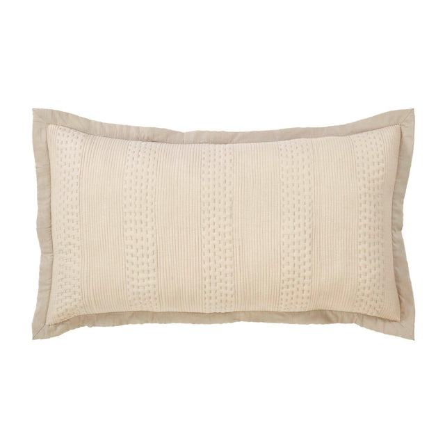 Orchids Lux Laysan Channel Dune 20 X 36 Coverlet Sham