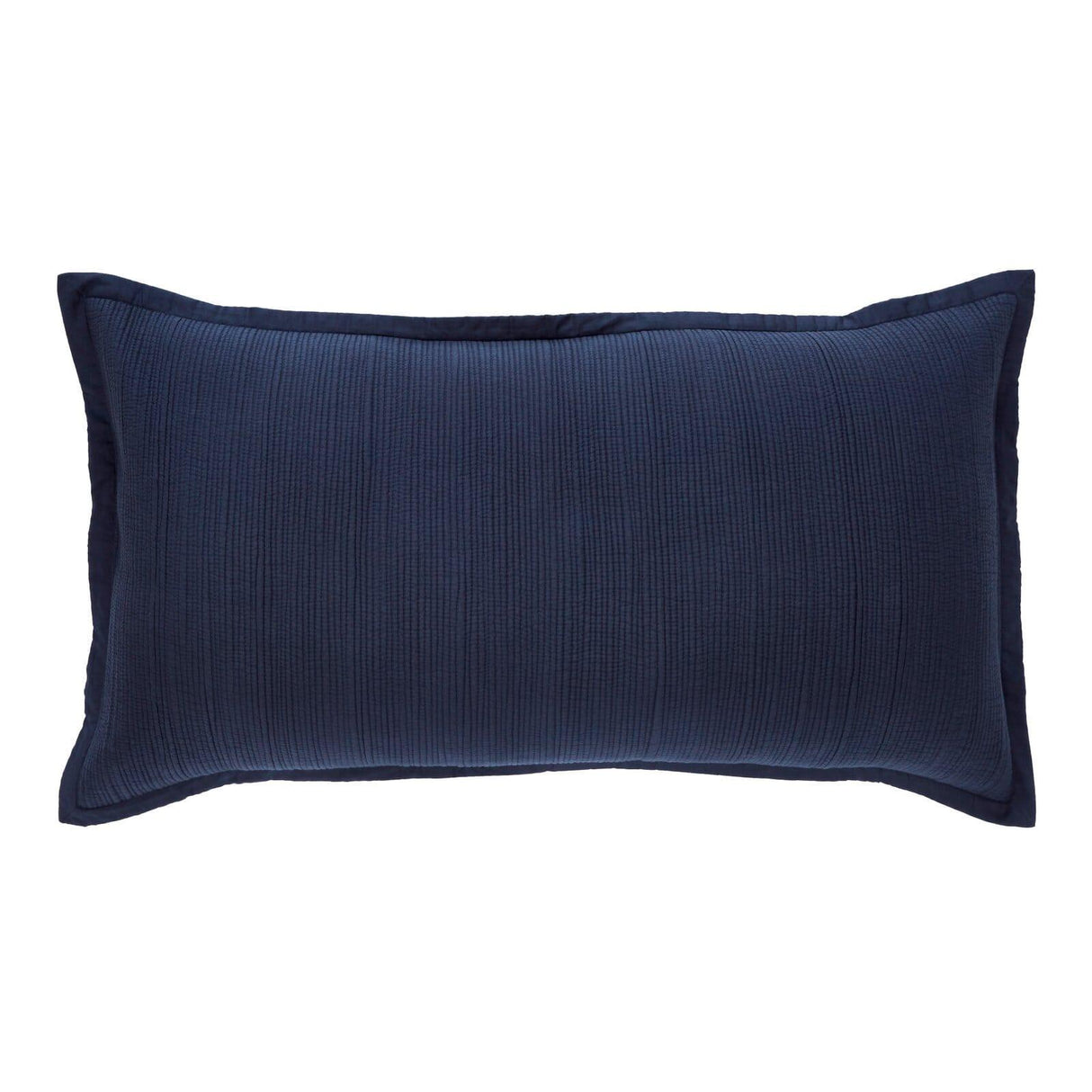 Orchids Lux Laela Stripes Navy 20 X 36 Coverlet Sham