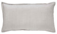 Orchids Lux Lucy Stitching Oyster 20 X 36 Coverlet Sham