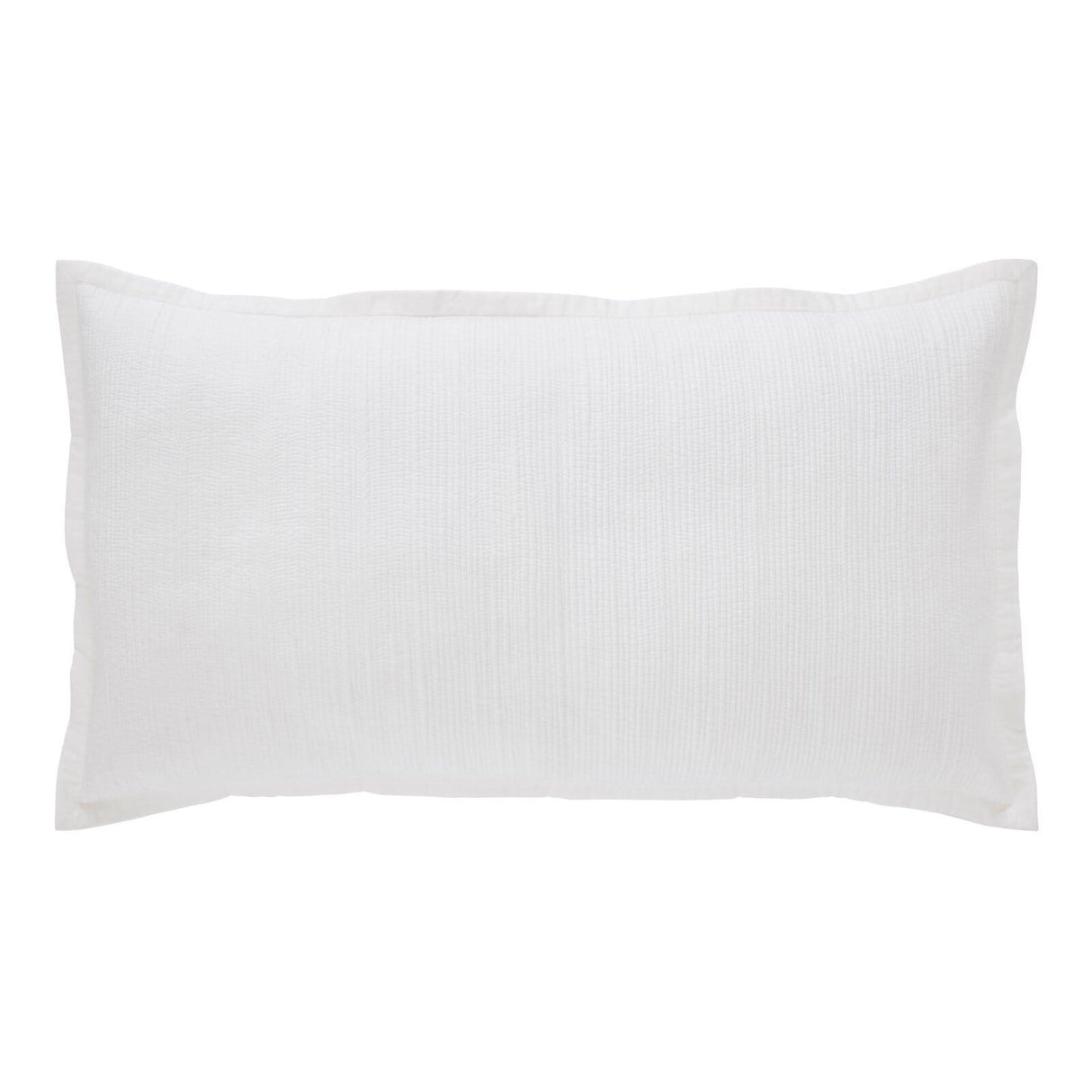 Orchids Lux Laela Channel White 20 X 36 Coverlet Sham