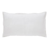 Orchids Lux Laela Channel White 20 X 36 Coverlet Sham