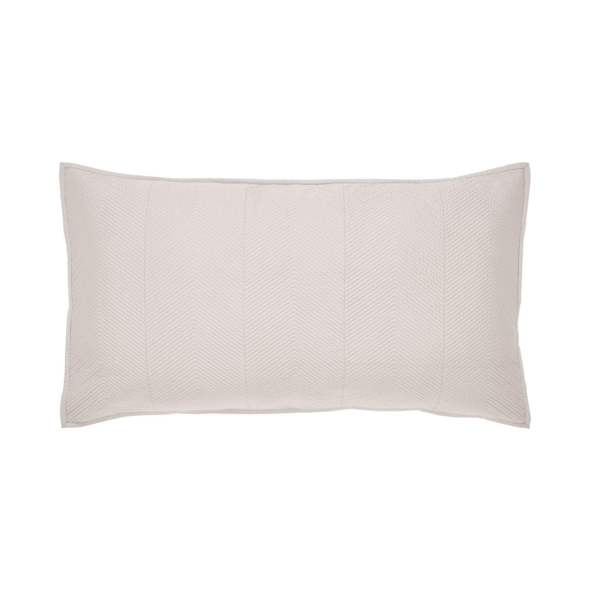 Orchids Lux Athena Chevron Champagne 20 X 36 Coverlet Sham