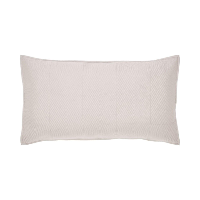 Orchids Lux Athena Chevron Champagne 20 X 36 Coverlet Sham