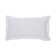 Orchids Lux Marina Geomatric White 20 X 36 Matelasse Coverlet Sham