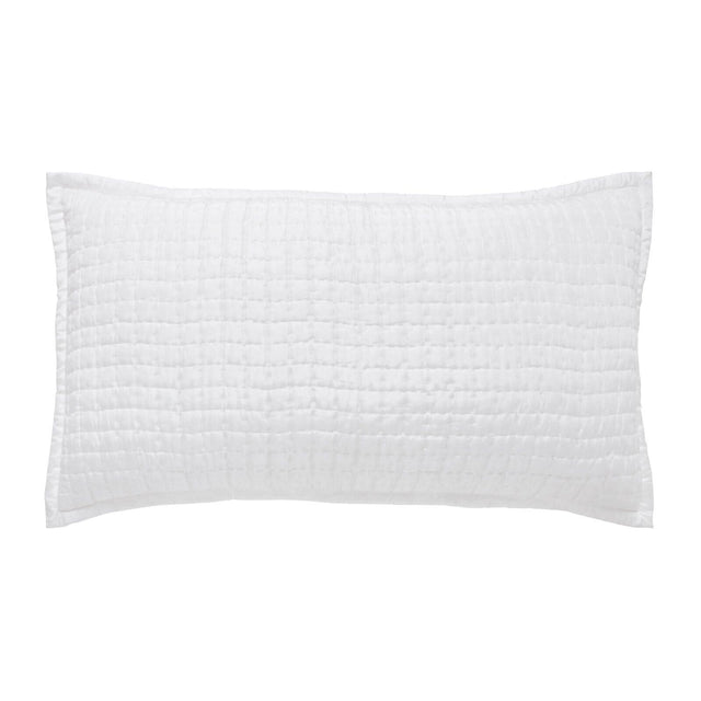 Orchids Lux Malibu Geomatric Pearl 20 X 36 Coverlet Sham