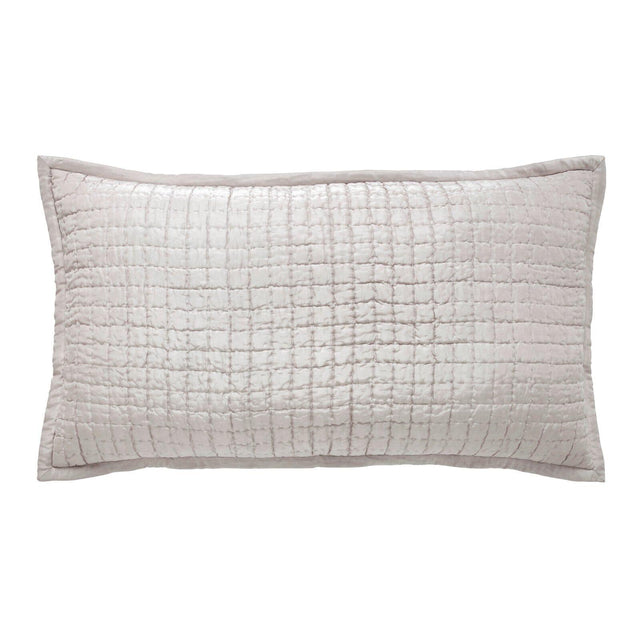 Orchids Lux Malibu Geomatric Oyster 20 X 36 Coverlet Sham
