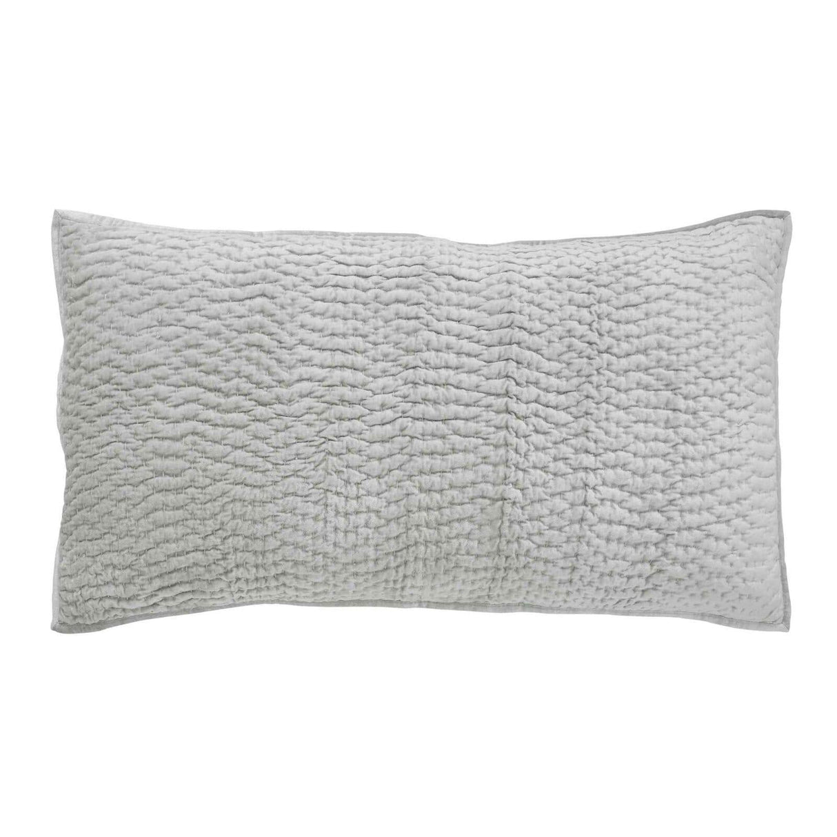 Orchids Lux Laguna Channel Ice Mint 20 X 36 Coverlet Sham