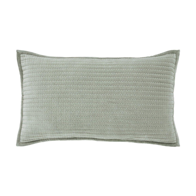 Orchids Lux Milton Geomatric Aloe 20 X 36 Coverlet Sham