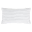 Orchids Lux Milton Geomatric White 20 X 36 Coverlet Sham