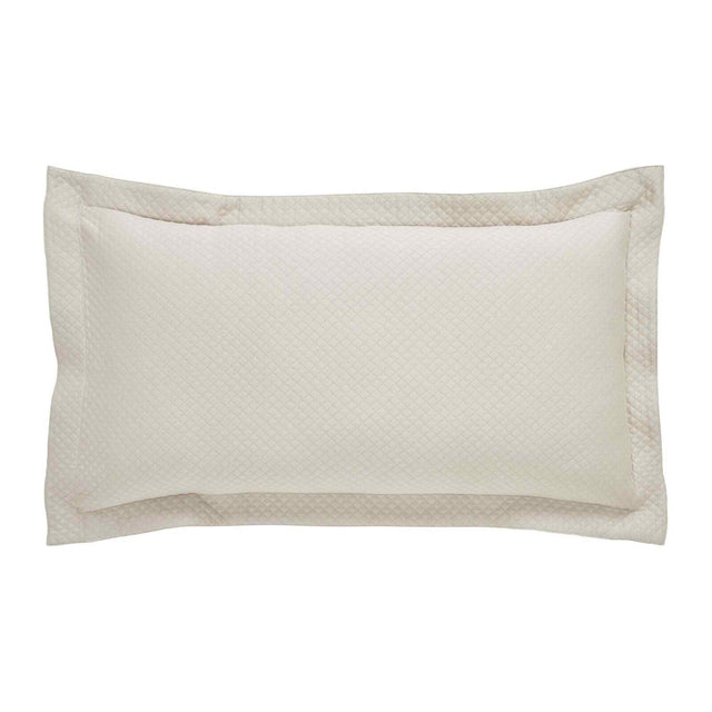 Orchids Lux Hamilton Geomatric Champagne 20 X 36 Matelasse Coverlet Sham