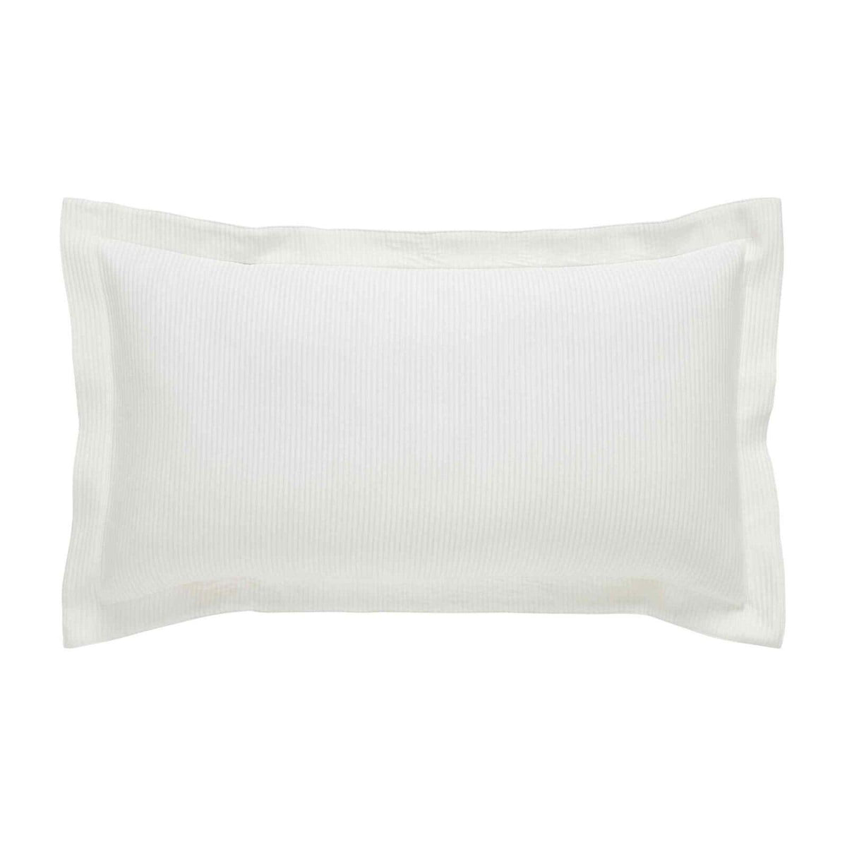 Orchids Lux Soho Stripes Off-White 20 X 36 Matelasse Coverlet Sham