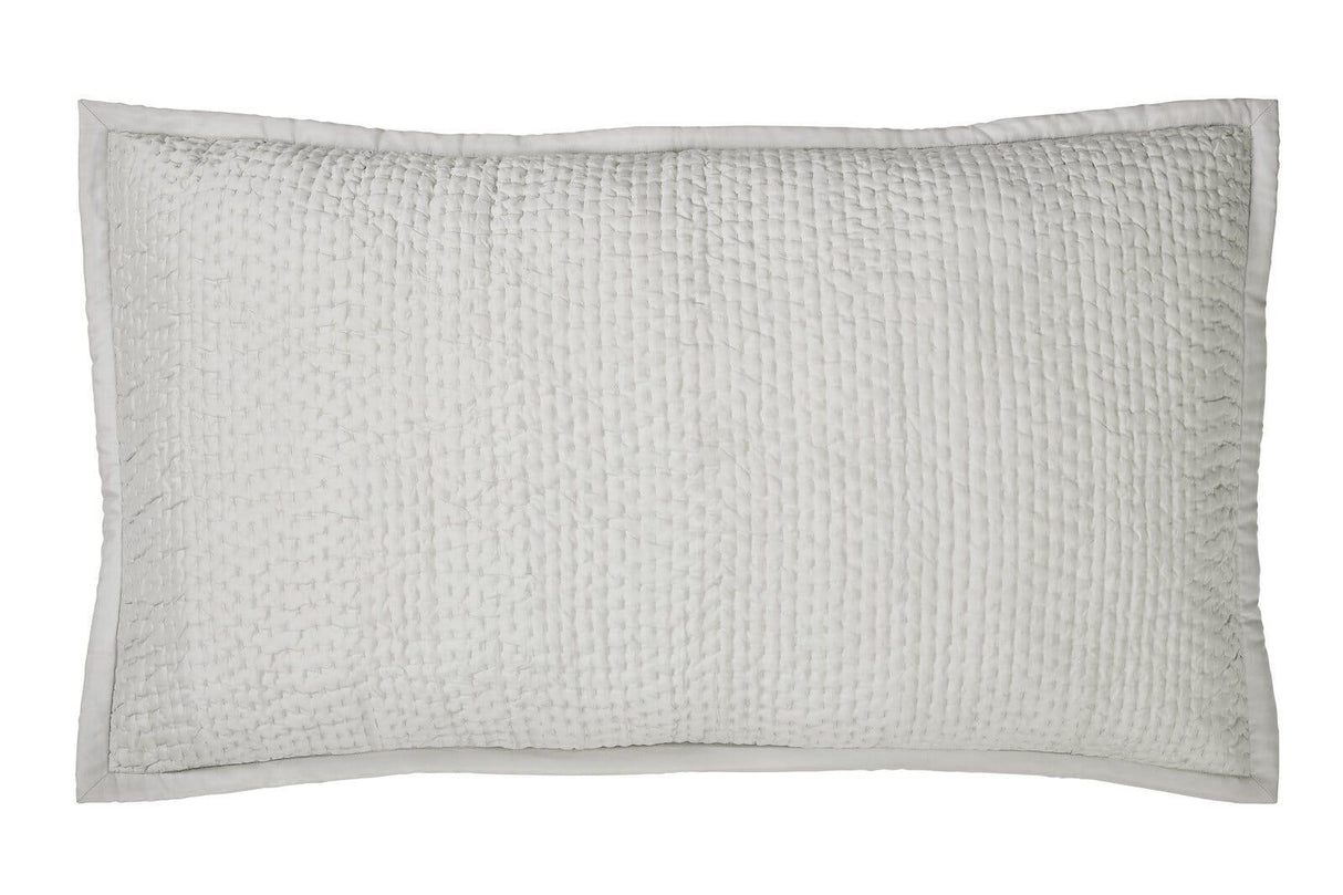 Orchids Lux Lucy Stitching Mist 20 X 36 Coverlet Sham