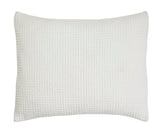Orchids Lux Maze Geomatric White 20 X 36 Coverlet Sham