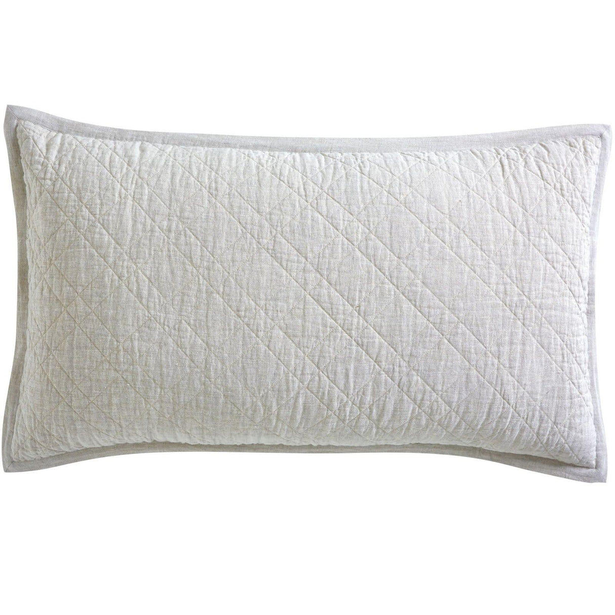 Orchids Lux Chloe Geomatric Beige 20 X 36 Coverlet Sham