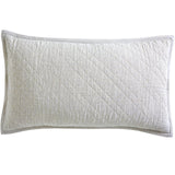 Orchids Lux Chloe Geomatric Beige 20 X 36 Coverlet Sham