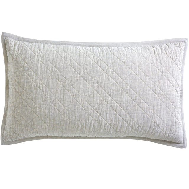 Orchids Lux Chloe Geomatric Beige 20 X 36 Coverlet Sham