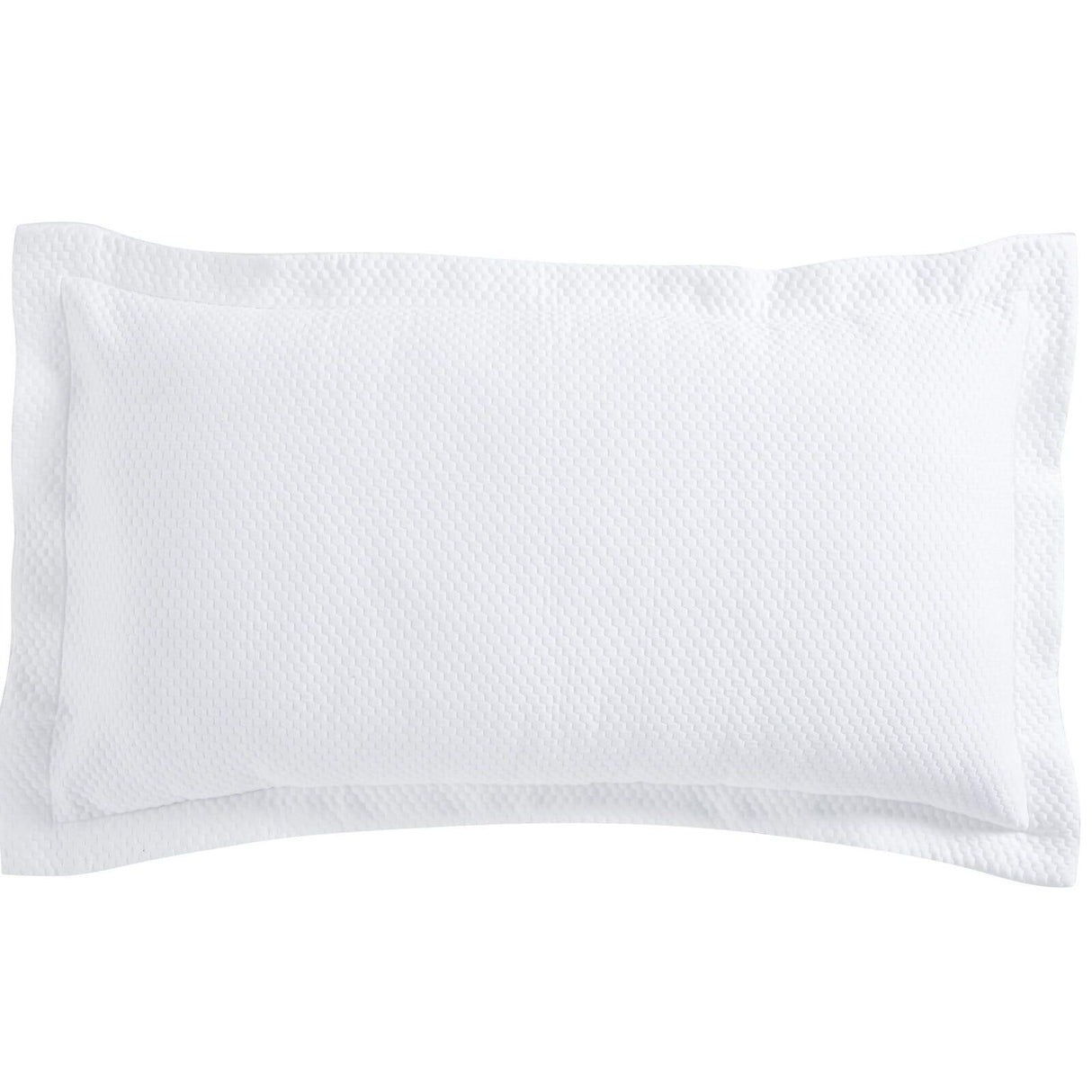 Orchids Lux Retro Pebble White 20 X 36 Matelasse Coverlet Sham