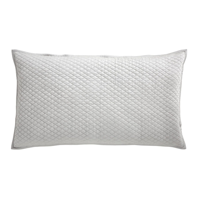 Orchids Lux Merida Geomatric Mist 20 X 36 Quilted Coverlet Sham