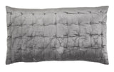 Orchids Lux Bailey Solid Color & Tuck Embroidery Mink 20 X 36 Quilt Sham