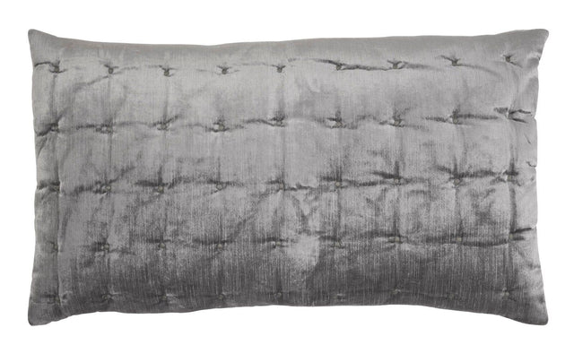 Orchids Lux Bailey Solid Color & Tuck Embroidery Mink 20 X 36 Quilt Sham
