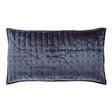 Orchids Lux Luna Stitch Navy 20 X 36 Quilt Sham