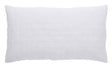 Orchids Lux Sophie Solid Color/Stitch White 20 X 36 Quilt Sham
