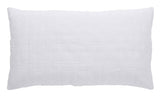 Orchids Lux Sophie Solid Color/Stitch White 20 X 36 Quilt Sham