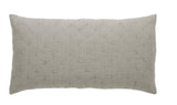 Orchids Lux Sophie Solid Color/Stitch Flax 20 X 36 Quilt Sham