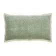 Orchids Lux Maui Stitch Aloe 20 X 36 Quilt Sham