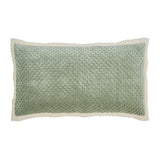 Orchids Lux Maui Stitch Aloe 20 X 36 Quilt Sham