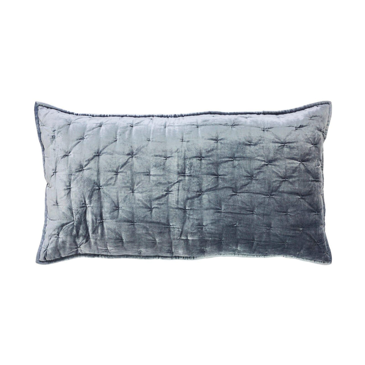Orchids Lux Luna Stitch Ocean 20 X 36 Quilt Sham