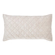 Orchids Lux Clermont Geomatric White 20 X 36 Quilt Sham