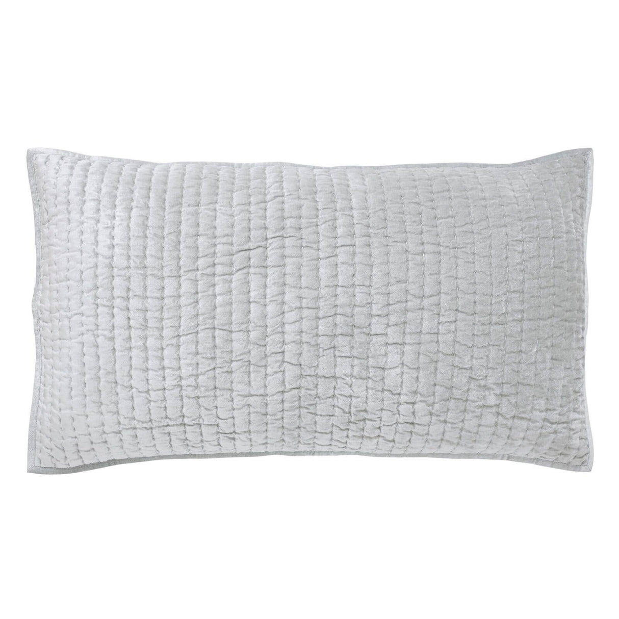 Orchids Lux Walton Channel Ice Mint 20 X 36 Quilt Sham