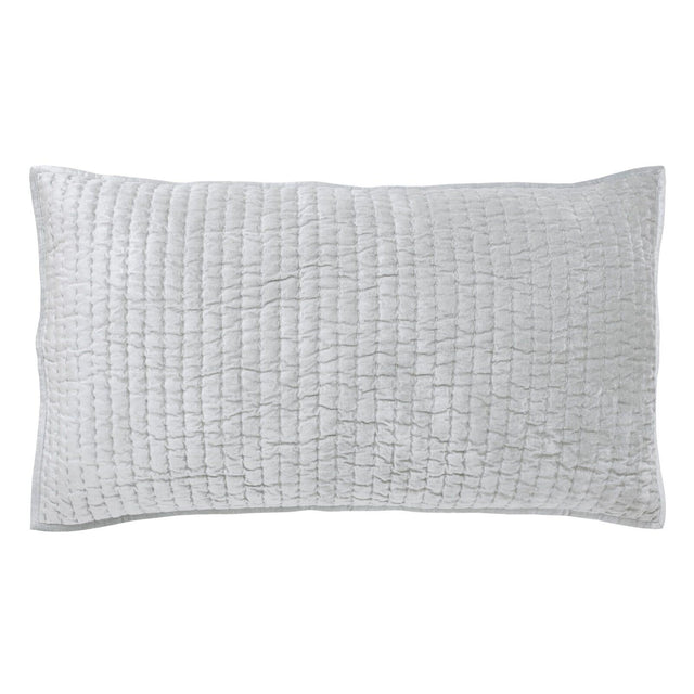 Orchids Lux Walton Channel Ice Mint 20 X 36 Quilt Sham