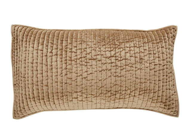 Orchids Lux Walton Channel Gold 20 X 36 Quilt Sham