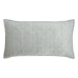 Orchids Lux Luna Stitch Ice Mint 20 X 36 Quilt Sham